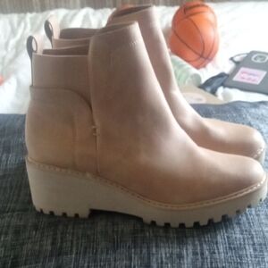 Dolce Vita Light Brown Ankle Boots